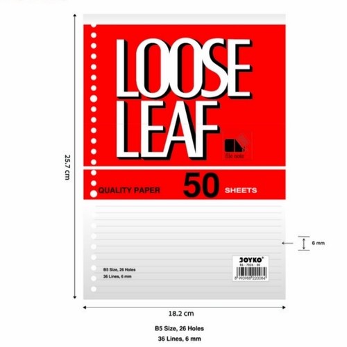 

JOYKO LOOSE LEAF B5-7026-50 (160)
