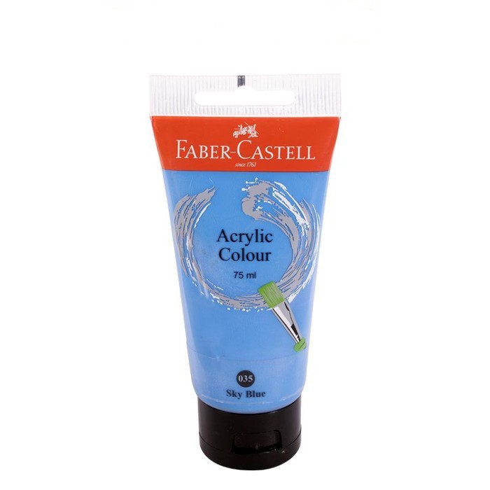 

CAT ACRYLIC FABER CASTELL 187550 AC CLR 75ML SKY BLUE
