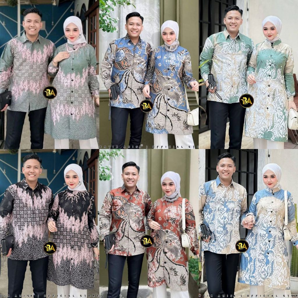 Sarimbit Motif Terbaru 2024 Gamis Kemeja Lebaran Dan Kondangan Couplean Pasangan Lamaran Bju Couple 