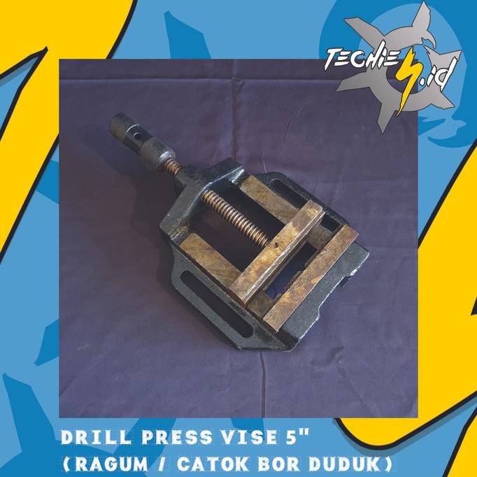 Drill Press Vise 5inch / 125mm (Ragum / Catok / Tanggem Bor Duduk)