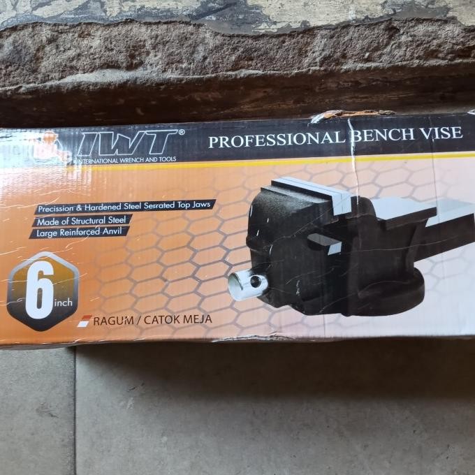 Iwt Japan ragum besi catok meja 6 inch