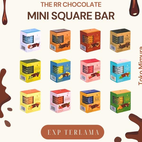 

The Rr Chocolate Square 9Gr X 10Pcs Dark Cokelat Exp Terlama