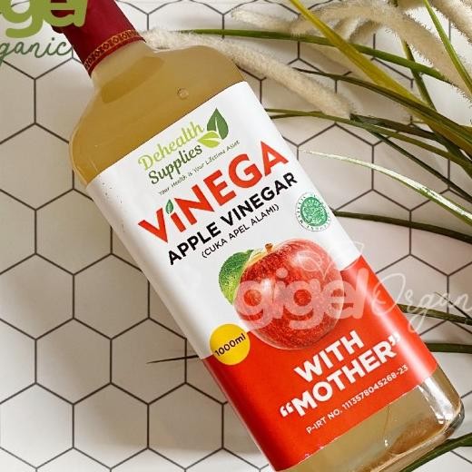 

Dehealth Supplies Vinega Cuka Apel Ala 1000Ml Botol Kaca Cider