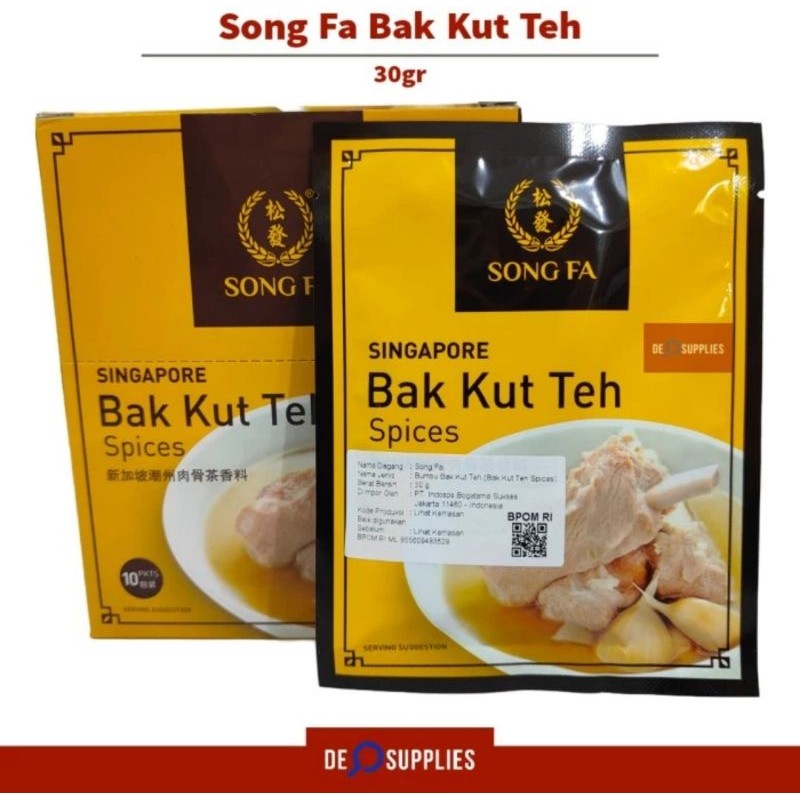 

Song Fa Bak Kut Teh Singapore 30gr - Songfa Bakut Teh Bumbu Bakkut