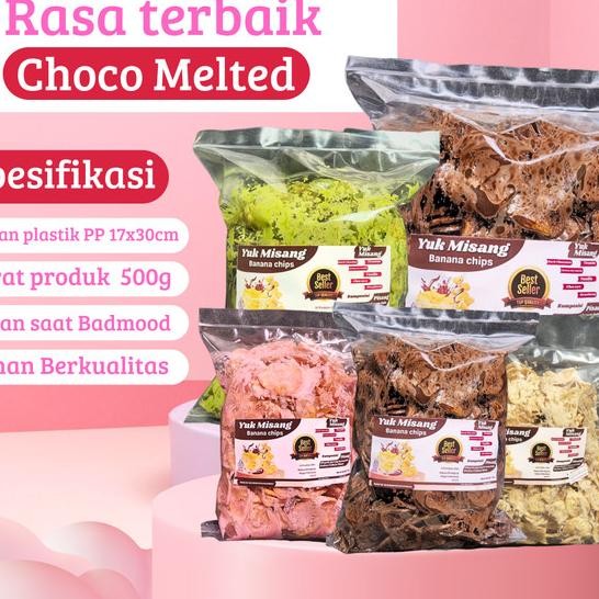

Keripik Pisang Coklat Lumer 500Gr