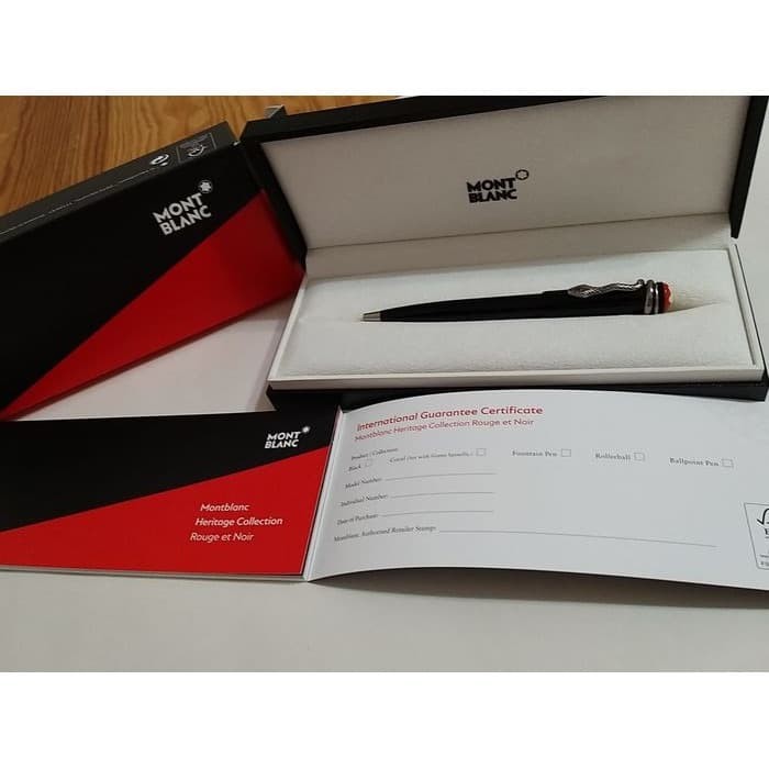 

Promo!!! Montblanc Heritage Collection Rouge et Noir Special Edition Pen
