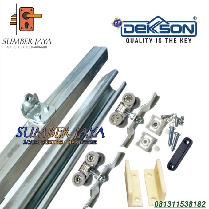 Rel Sliding Pintu Dekson G4 200Cm Original Rel Pintu Geser Sr G4