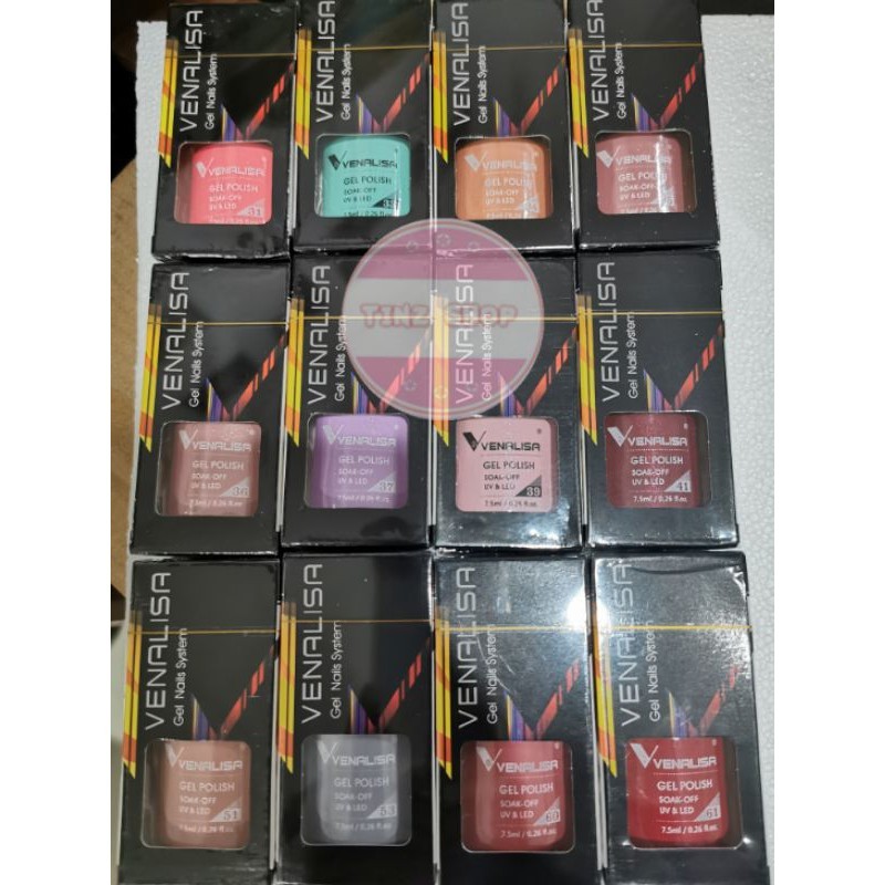 HOT SALE VENALISA GEL POLISH 7.5ML / KUTEK GEL VENALISA VIP 2 CE1