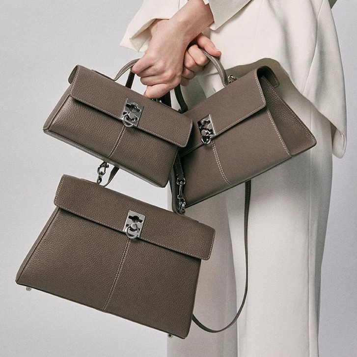 Cafune Messenger Bag STANCE WALLET Tas Kerja Kelly Bag Kulit Asli |7692A902|