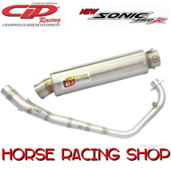 KNALPOT CLD RACING ORIGINAL SONIC 150 R SUPRA GTR 150 TYPE C2 BULAT Import
