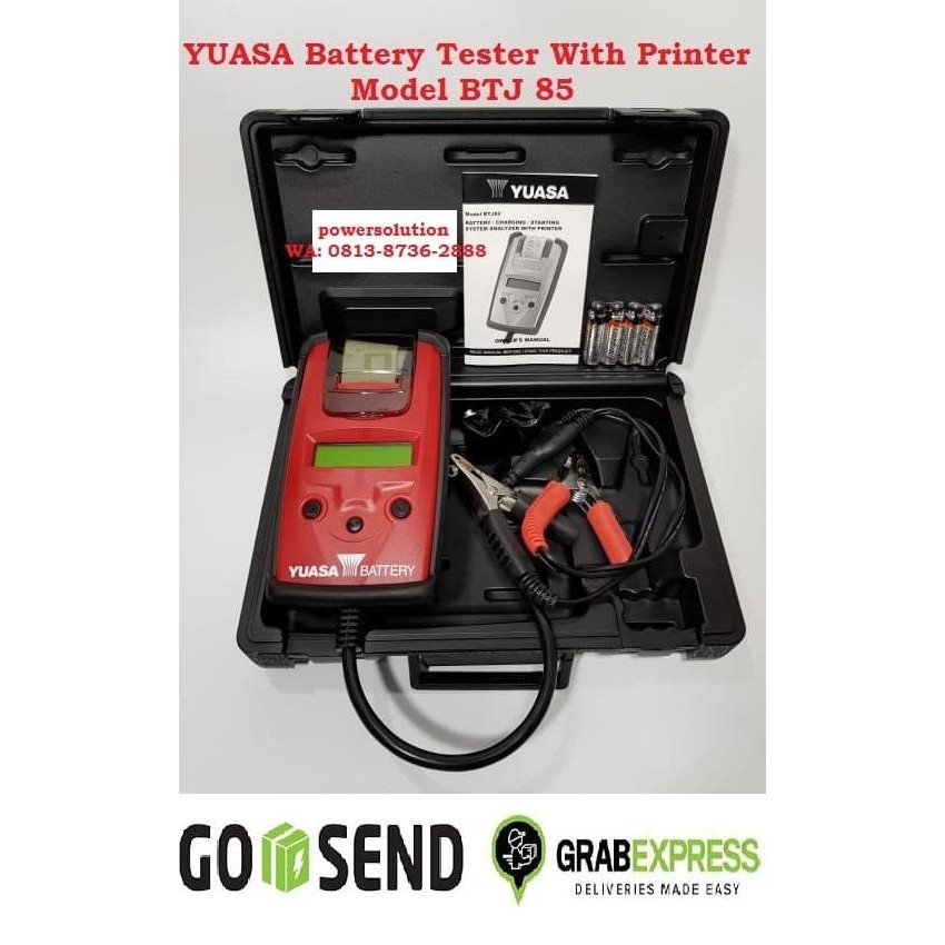Yuasa BTJ85 Original, Digital Battery Tester / Charging