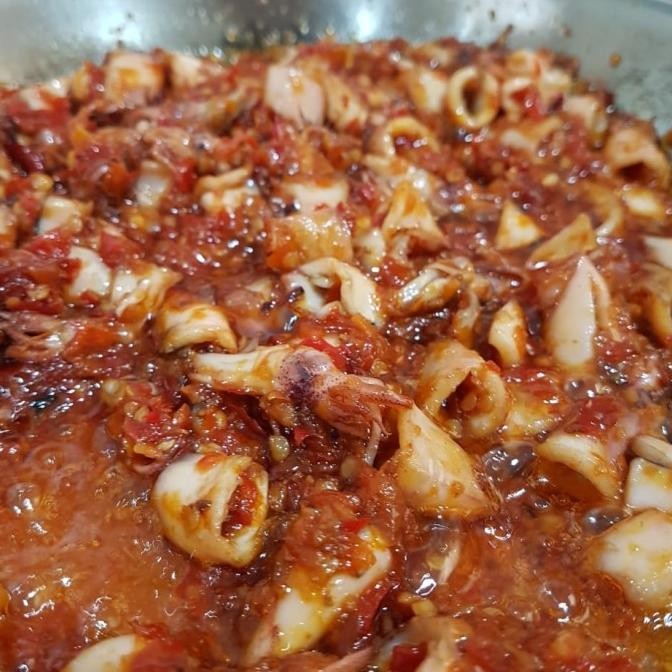 

Sambal Cumi Asin/300gr/sambel bukan chilli oil LS