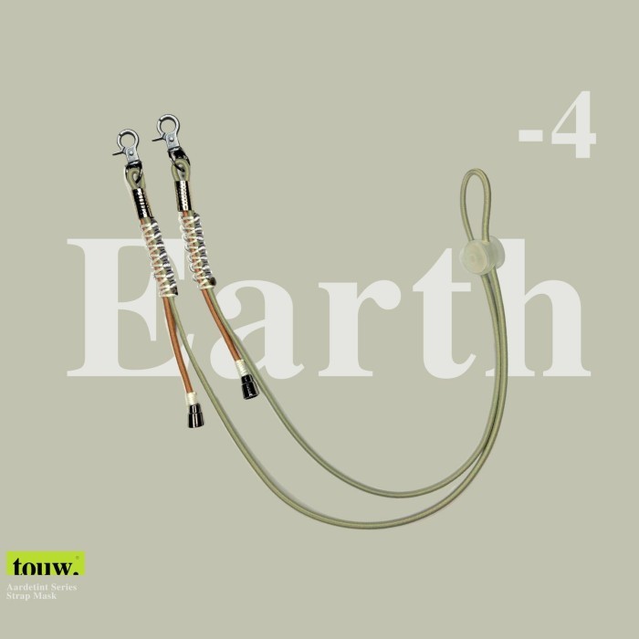 TERMURAH Strap Mask Touw Earth Tone Colors Hijab Conector Kalung Masker Hijab