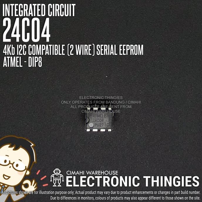 Update 24C04 ATMEL DIP8 24C04 AT24C04 EEPROM thingie43 Murah