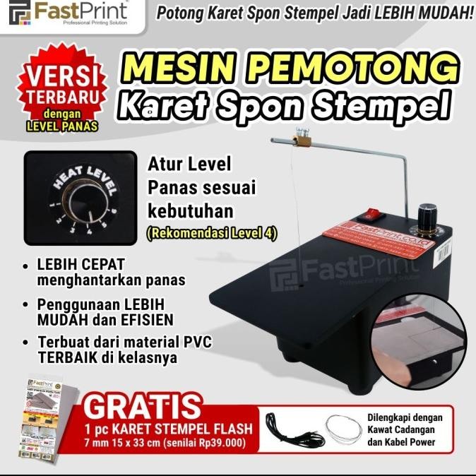

Mesin Alat Pemotong Potong Busa Karet Stempel Flash