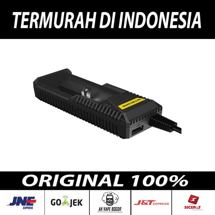 Charger NITECORE F1 for 18650 26650 14500 dll ( saingan XTAR Efest )