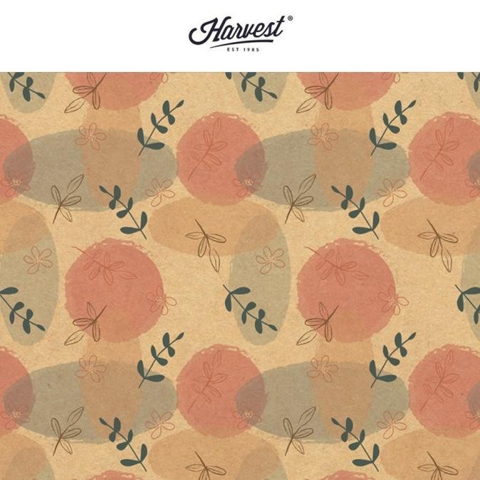 

BISA COD Kertas Kado Harvest / Wrapping Paper Brown Kraft Fancy - Paket isi 4 hy-120