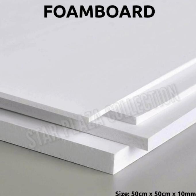 

Polyfoam Depron Foamboard 10MM - Dekor / Model Pesawat (50cm x 50cm)