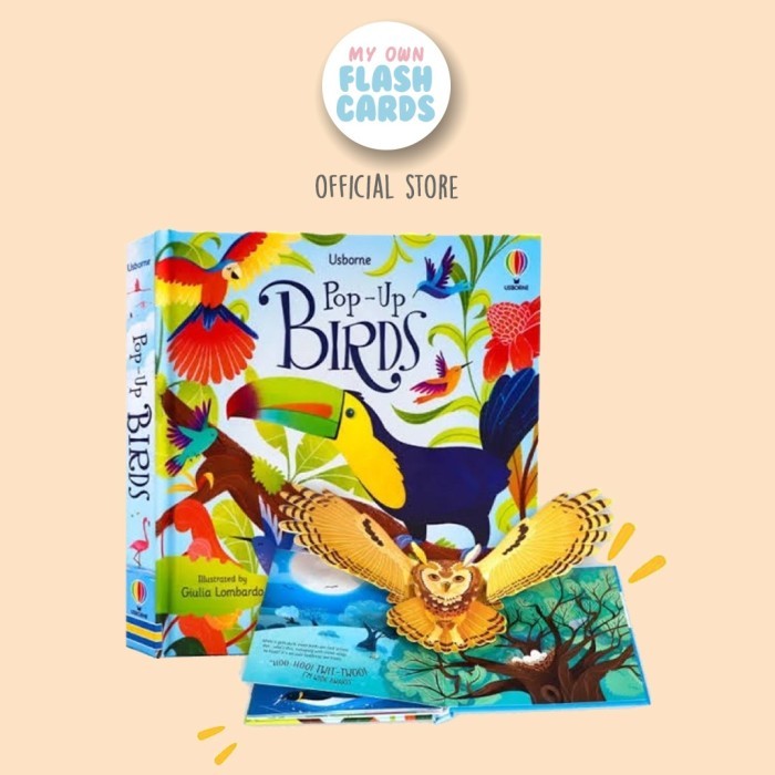 

Bana Usborne Pop Up Birds Book - Imported Education English Buku Impor Anak