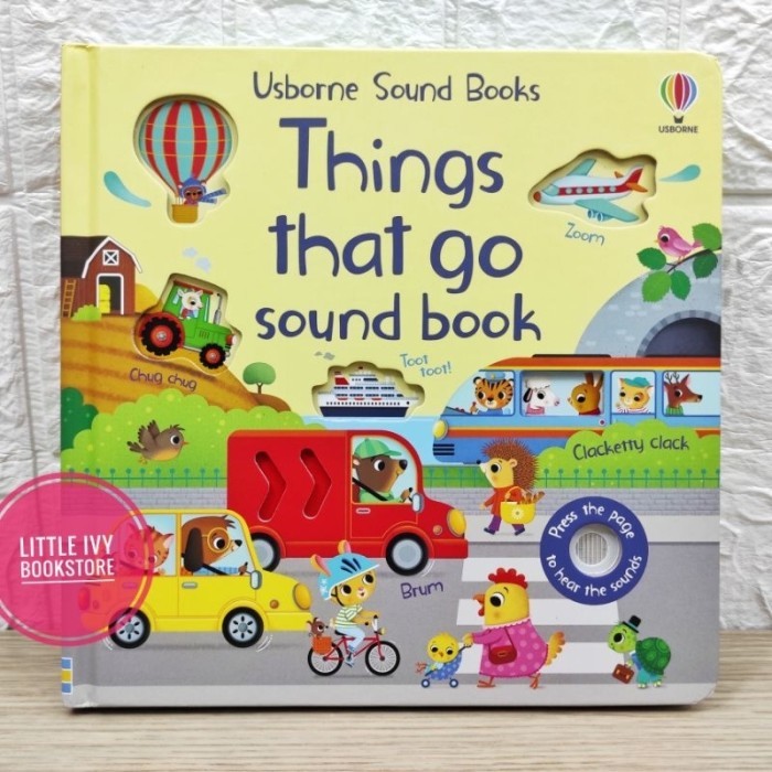 

Bana Usborne Things That Go Sound / Sounds Book. Buku Anak Import