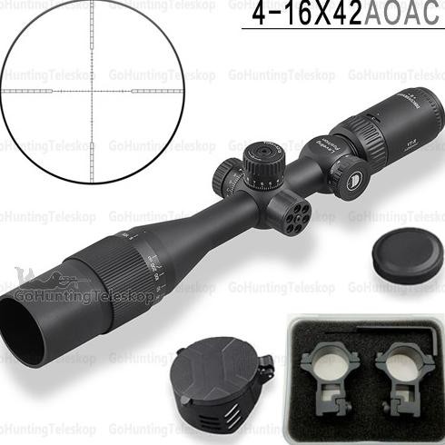 Teleskop Senapan Angin Discovery VTR 4-16X42 AOAC, Teropong senapan