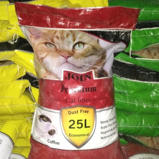 TERBARU Pasir JOIN 25liter pasir wangi kucing join 25liter Gojek/Grab