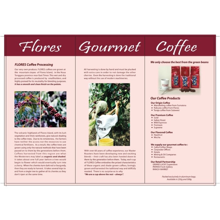 

Coffee Flores Gourmet Coffee Premium Blend ( Bubuk) 225G