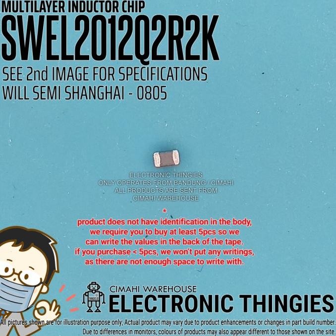 Murah (20) SWEL2012Q2R2K 0805 WELL 2.2UH INDUCTOR LOW FREQUENCY INDUKTOR SMD thingie43 Ayo Beli