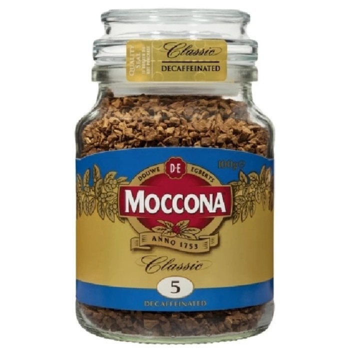 

Moccona Classic Decaffeinated Freeze Dried Instant Coffee Kopi Decaf