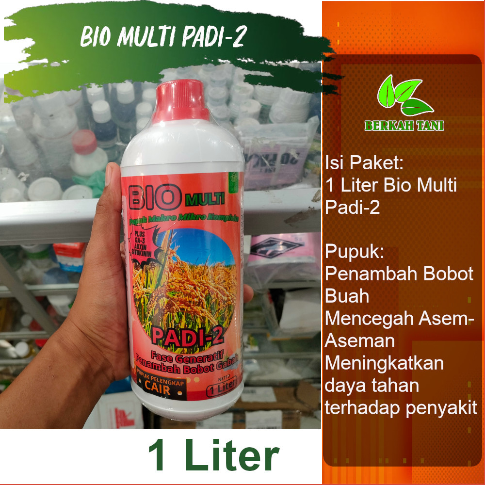 Bio Multi Padi-2 1 Liter KCC Padi Pupuk Penambah Bobot Padi