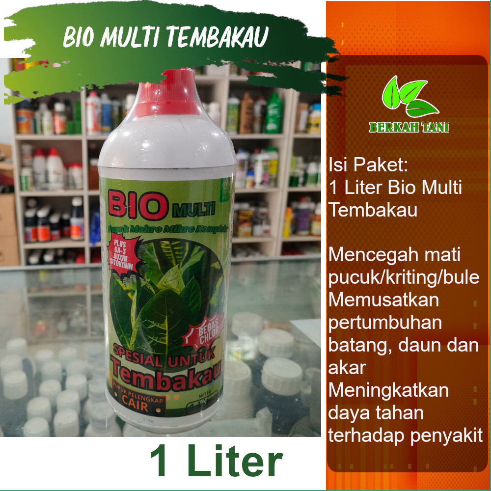 Bio Multi Tembakau 1 Liter KCC Tembakau Pupuk Penambah Bobot Daun Tembakau