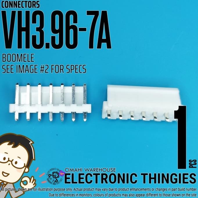(8) VH3.96-7A BOOMELE KONEKTOR VH3.96 HEADER 7P 7 PIN MALE 3.96 thingie43 Kualitas Baik