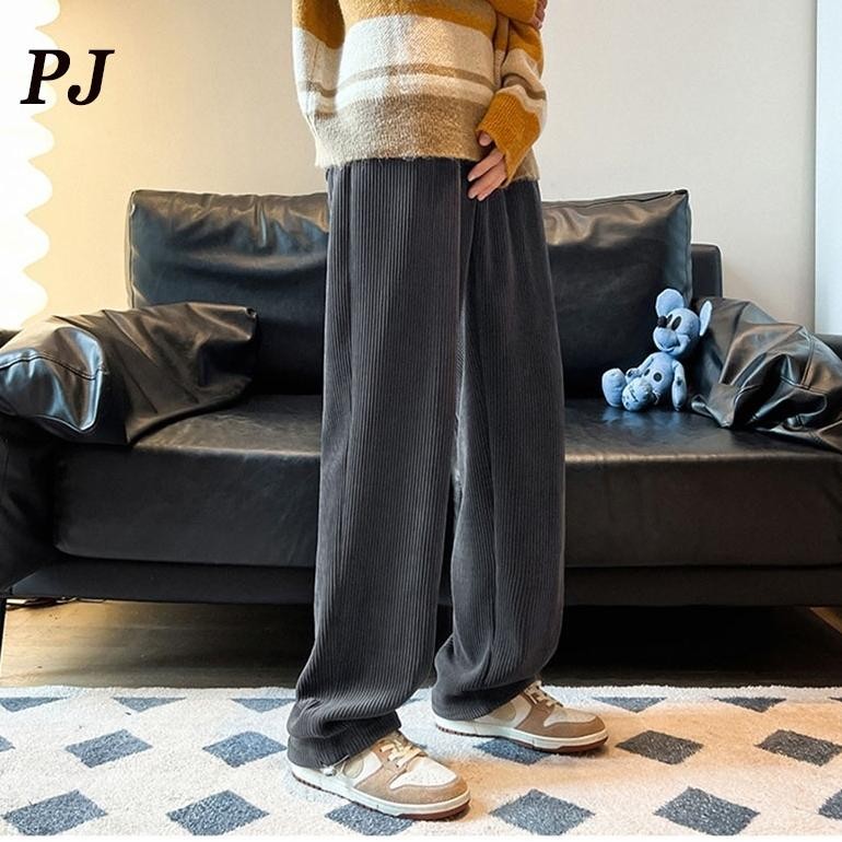 Murah Meriah Celana Corduroy Pria Jumbo Corduroy Pants Celana Oversize Pria Abuabu Celana Panjang Pr