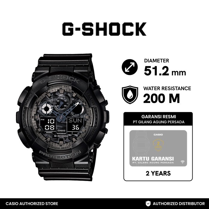 jam tangan Casio G-SHOCK GA-100CF-1ADR