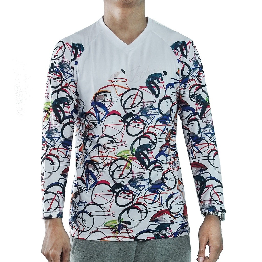 RB Jerjhon Jersey Olahraga Sepeda Gowes Unisex - Jours