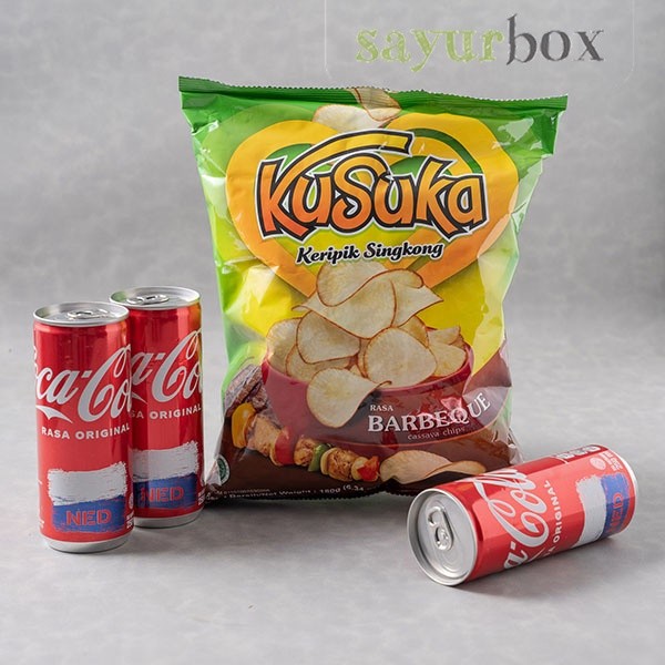 

Bundling - Coca Cola Kaleng 3x250ml + Keripik BBQ 1x180gr Sayurbox