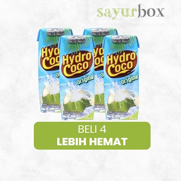 

Bundling - 4 x Hydro Coco Original 250 ml Sayurbox