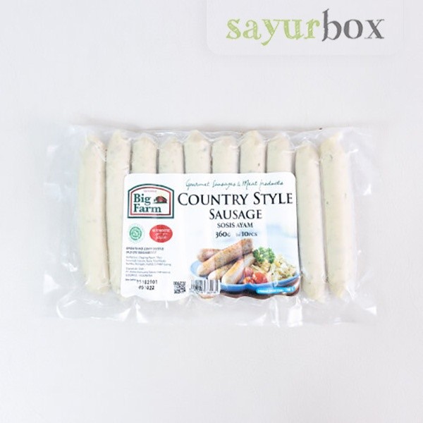 

Big Farm Chicken Sausage Country Style 360 gram Sayurbox