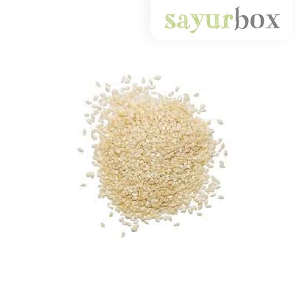 

Biji Wijen Putih Konvensional 100 gram Sayurbox