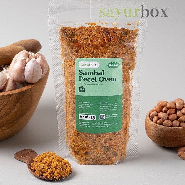 

Sambal Pecel Oven Pedas 200 gram Sayurbox