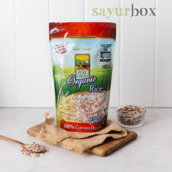 

Pure Green Beras Mix Merah Putih 1 kg Sayurbox