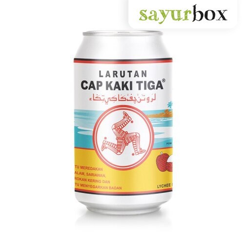 

Cap Kaki Tiga Lychee 320 ml Sayurbox