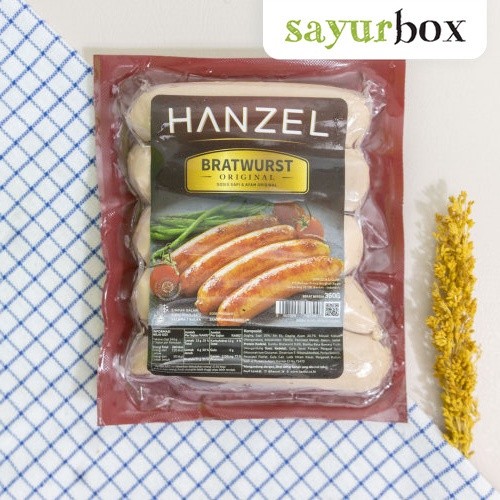

Hanzel Sosis Bratwurst Original 5 pcs Sayurbox