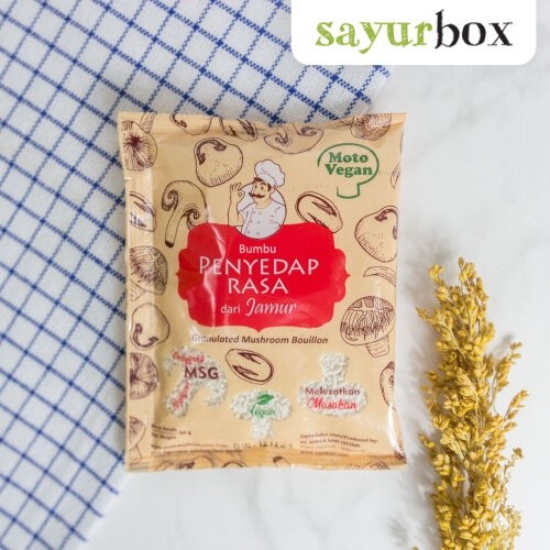 

Motovegan Kaldu Jamur Non MSG 50 gram Sayurbox