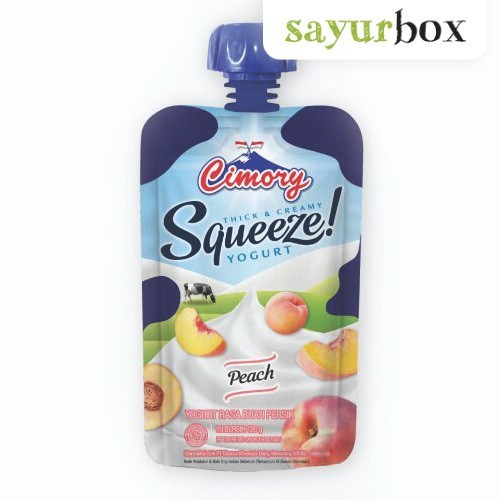 

Cimory Yogurt Squeeze Peach 120 gram Sayurbox