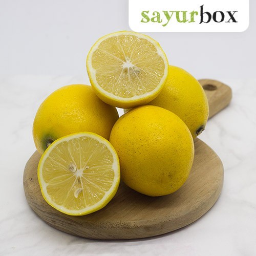 

Lemon California Kuning Konvensional 500 gram Sayurbox