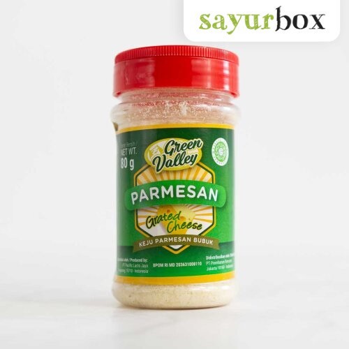 

Green Valley Keju Parmesan Bubuk 80 gram Sayurbox