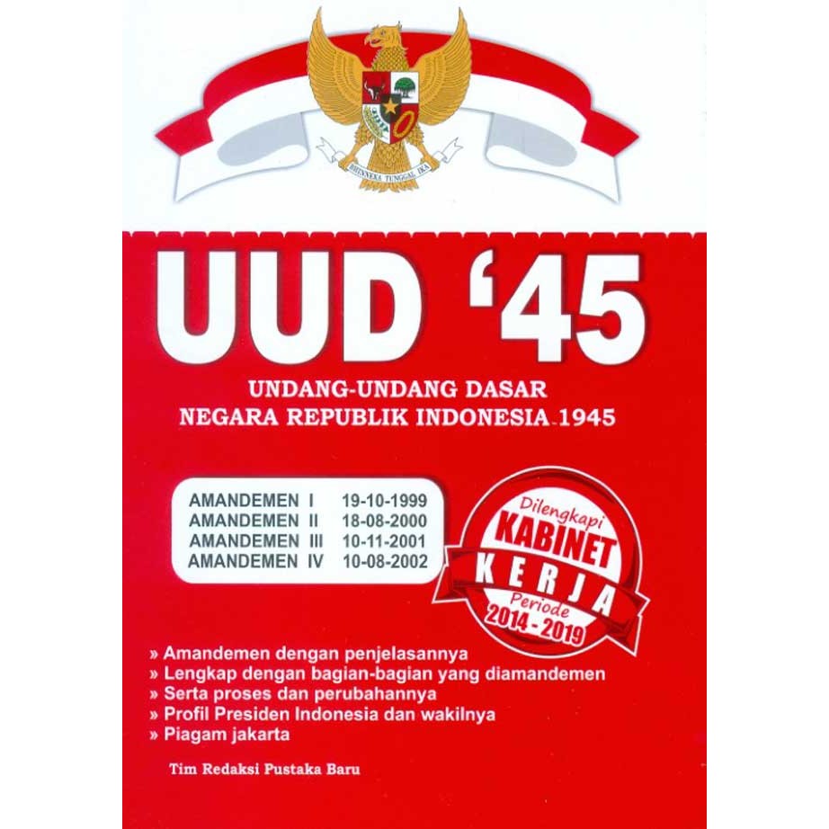 Gramedia Cirebon  - UUD 45 BESAR UUD NEGARA RI 1945 BESAR + AMANDEMEN