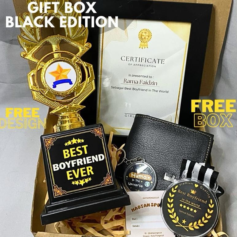 TERMURAH WORDGIFT Paket Custom Gift Juara Lomba 17 Agustusan HUT RI KEMERDEKAAN Boyfriend Wisuda Gra