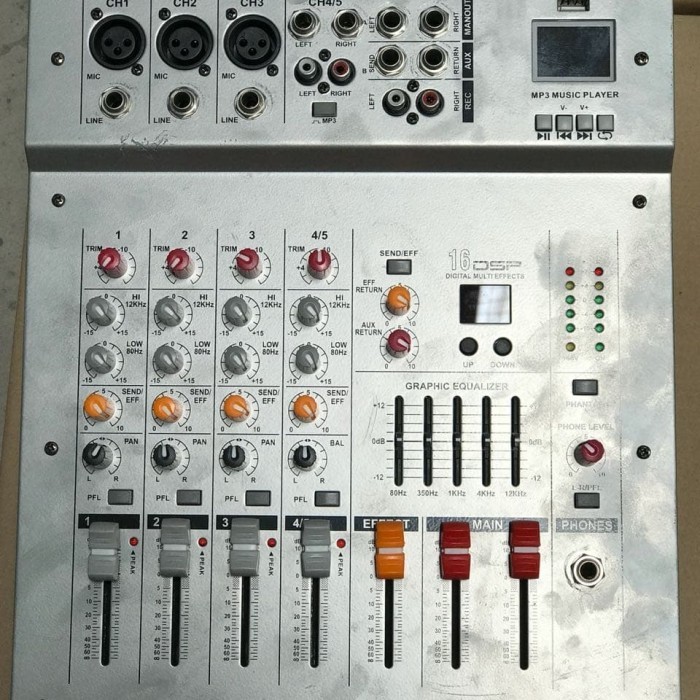 Power mixer audio 4 channel - professional mixer